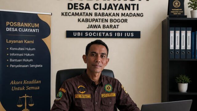 Pemerintah Desa Cijayanti Buka Layanan POSBAKUM, Warga Bisa Konsultasi Hukum Gratis